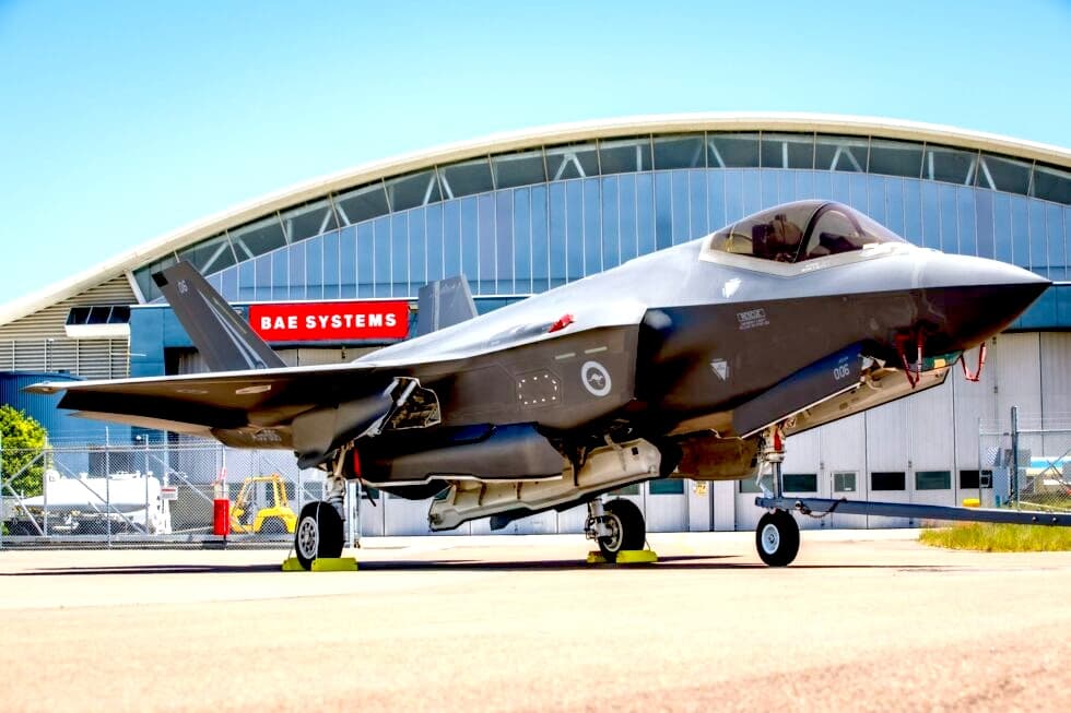 RAAF Base Williamtown just north of Newcastle in NSW is the home of Australia’s fleet of 72 F-35 Lightning fighter jets and hosts the Regional Sustainment Hub, managed by BAE Systems and Lockheed Martin, that stores Australia’s stock of F-35 parts and components that are actually controlled by the U.S. (Department of Defence)